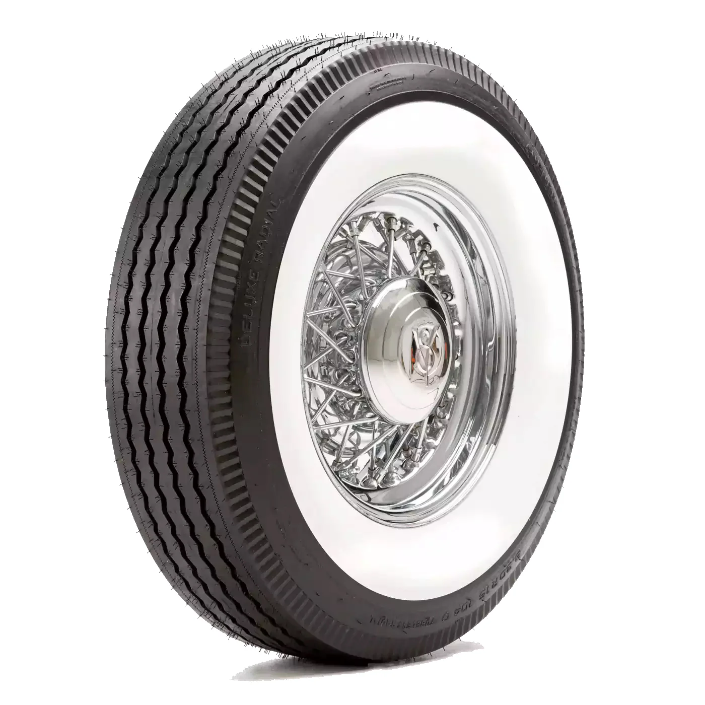 An image of an Auburn Radial 4" Whitewall tyre