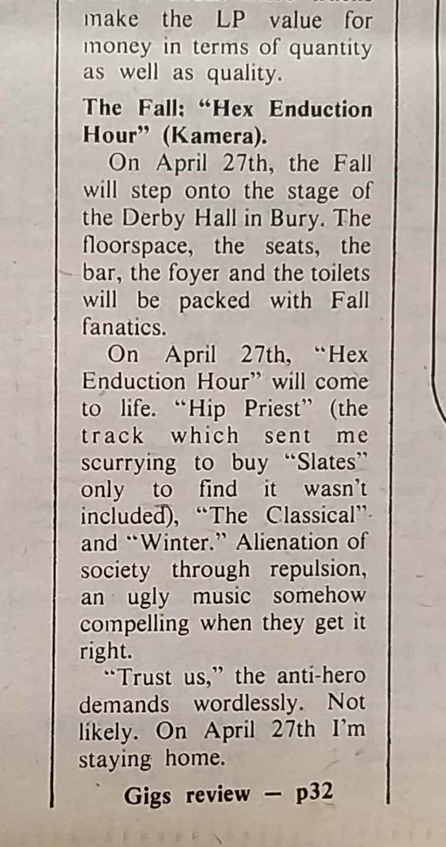 Bury Times Mid-Weeker, 1982
